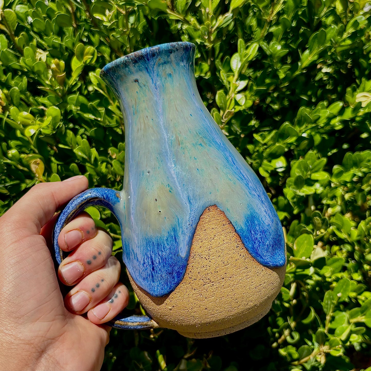 Delphinium Drip Mug #101
