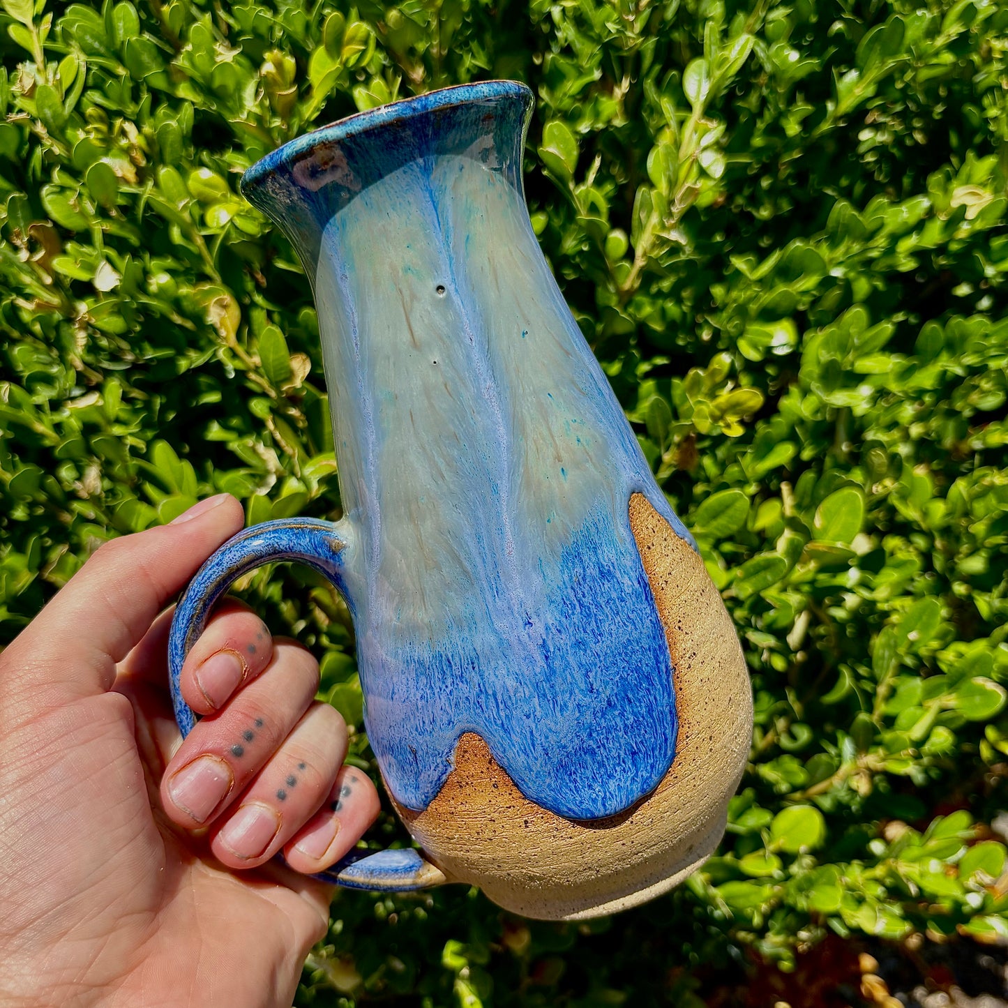 Delphinium Drip Mug #103
