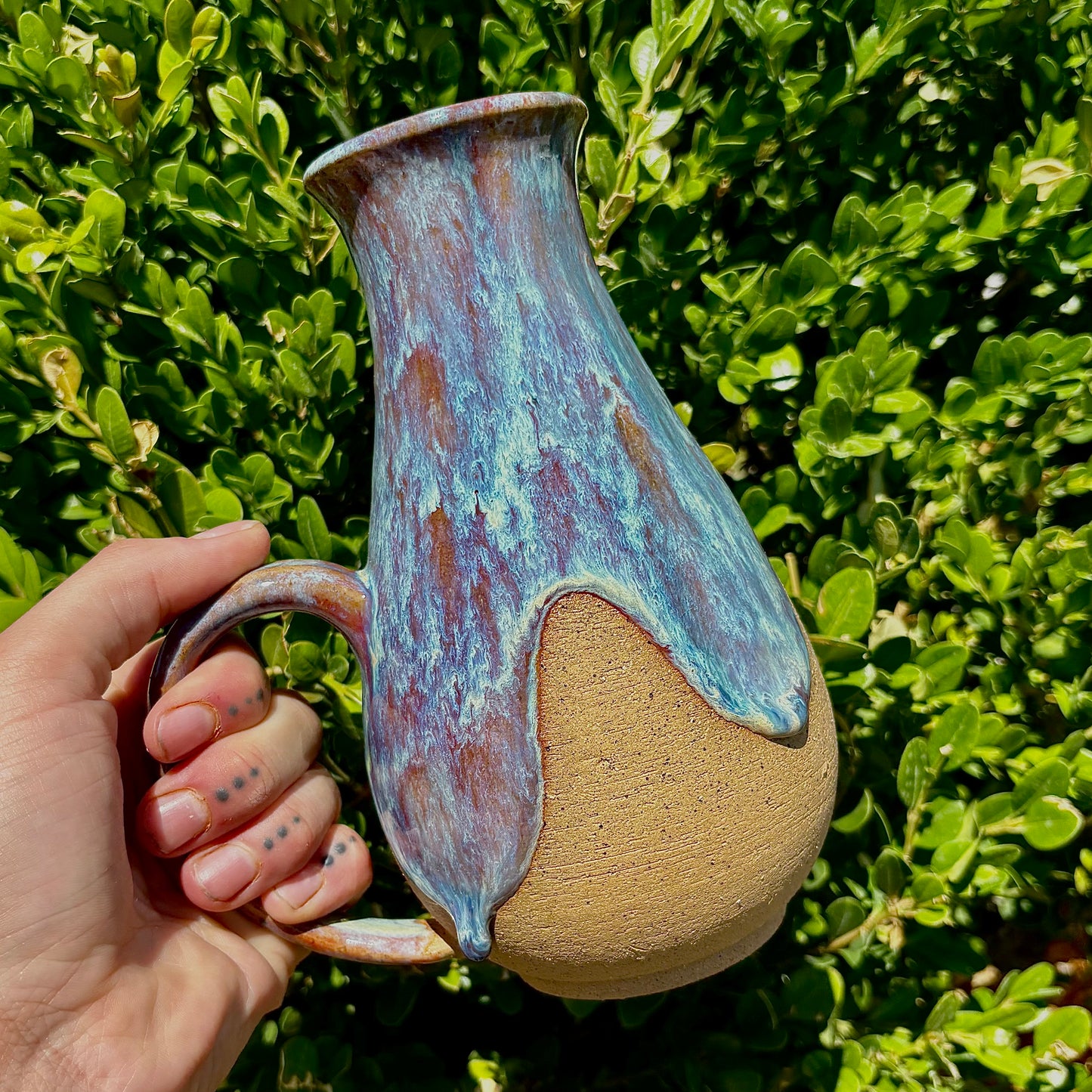 Hydrangea Drip Mug #97