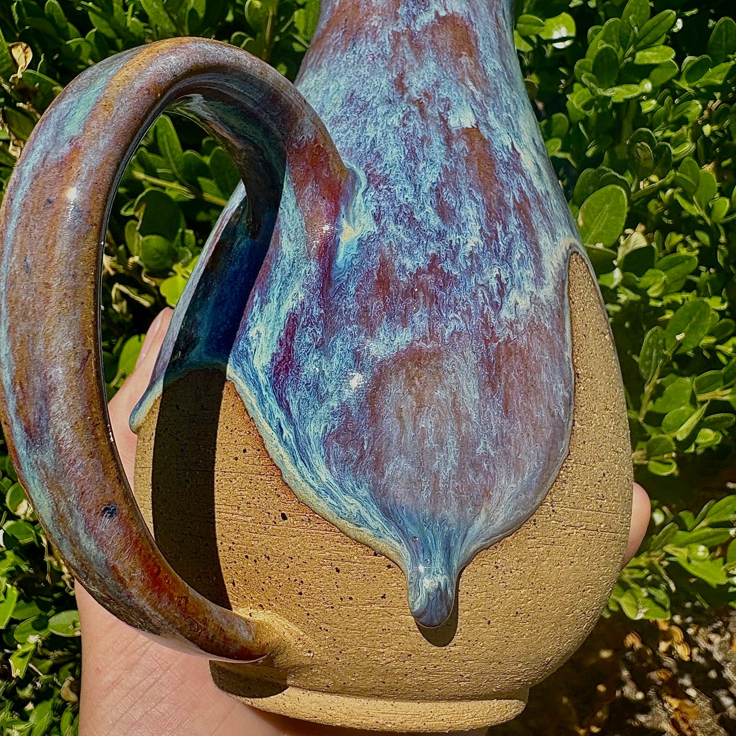 Hydrangea Drip Mug #97