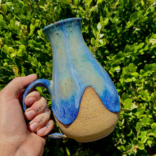 Delphinium Drip Mug #101