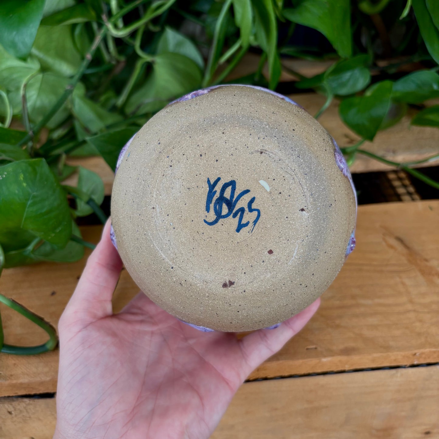 #313 Lilac Matcha Bowl
