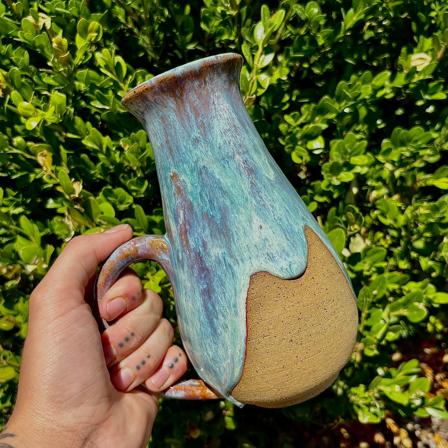 Hydrangea Drip Mug #96