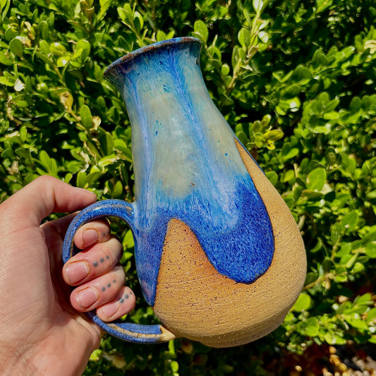 Delphinium Drip Mug #104